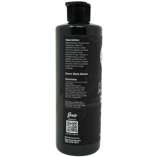 BLACK MAMBA BLACK TRIM AND TIRE DRESSING