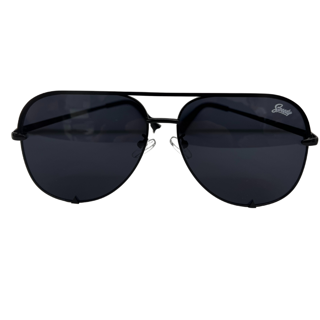 SPEEDY AVIATOR BLACK SHADES