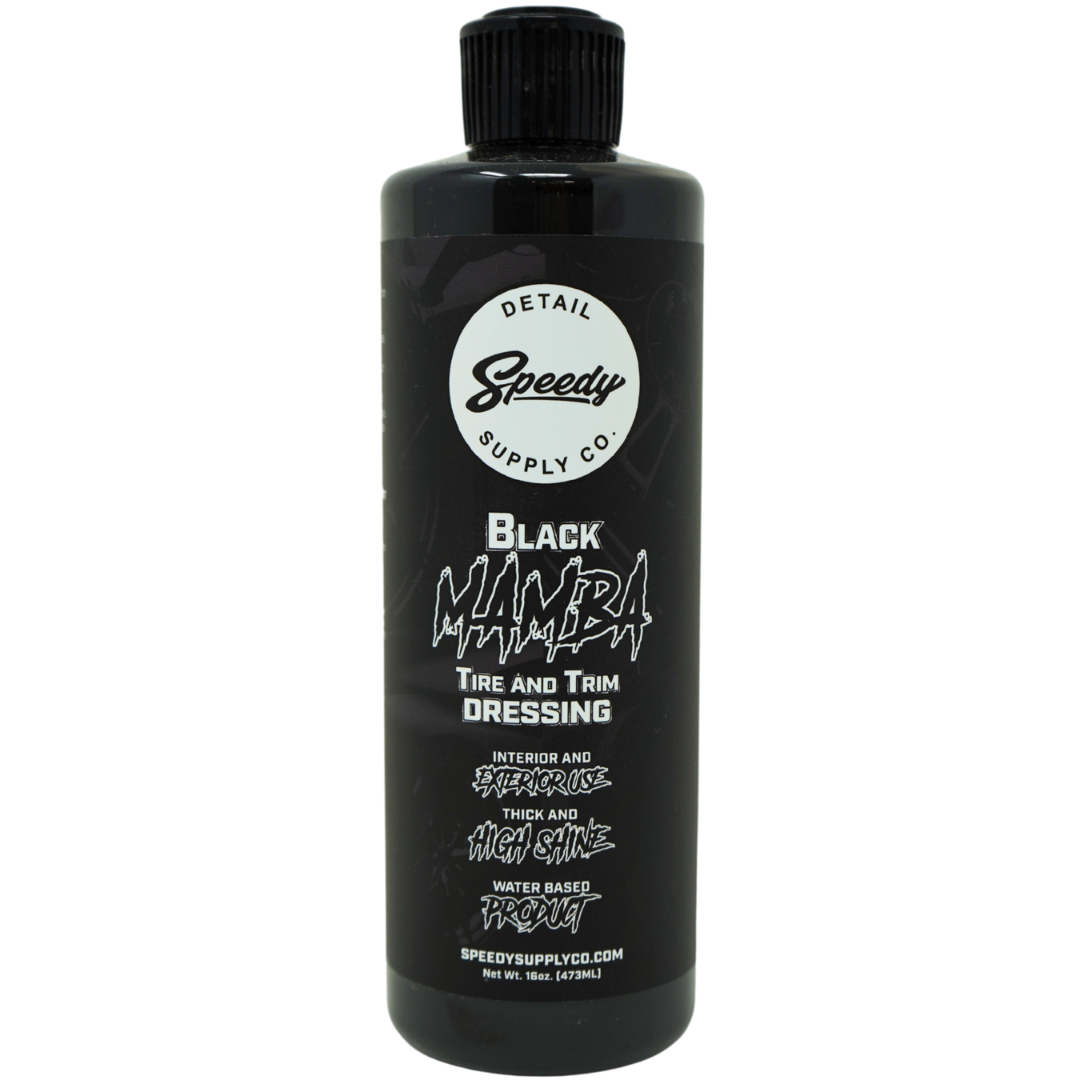 BLACK MAMBA BLACK TRIM AND TIRE DRESSING