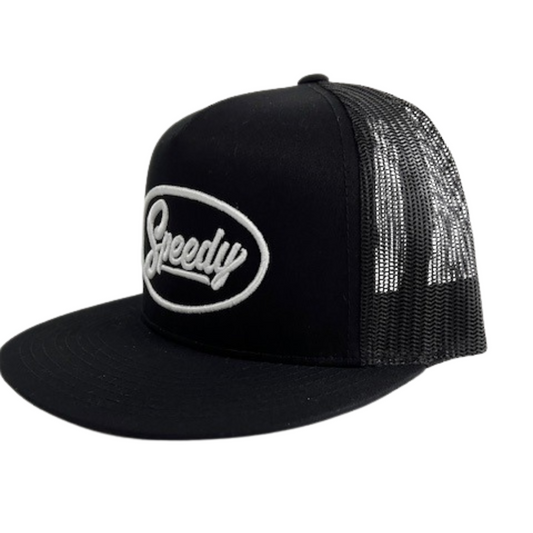 Speedy Oval Flat Bill hat